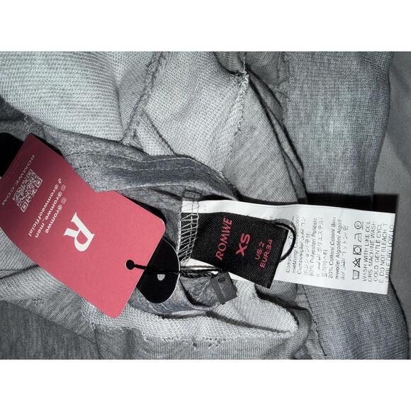 ROMWE Gray Ruffle Layered Mini Skirt - Picture 4 of 4